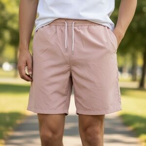 Men's Pink Casual Shorts